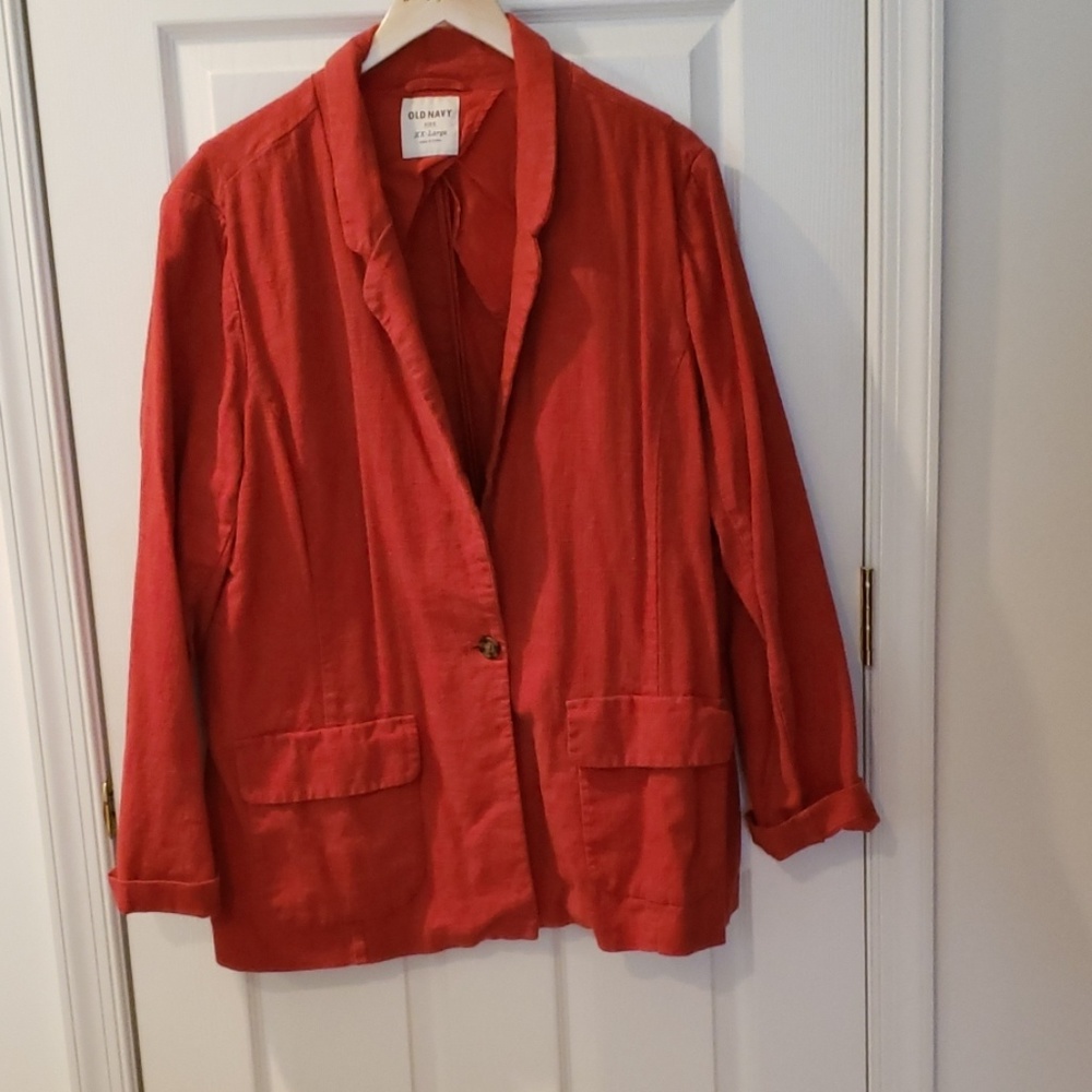 NWOT Orange Blazer